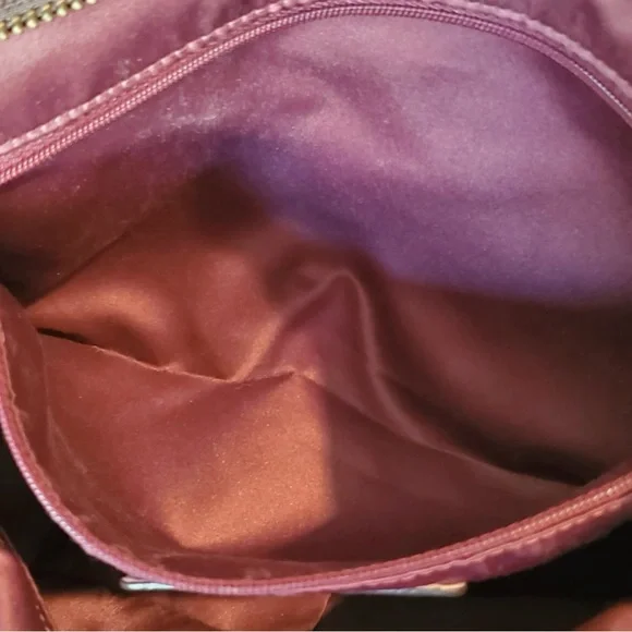 Coach Mia Op Art Beige Gold Shoulder Bag 15758 - Picture 14 of 16